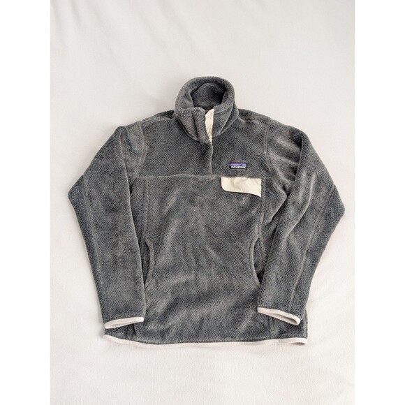 Patagonia Womens Re-Tool Snap-T Fleece Pullover Polartec Size XS 25442 Gray - Picture 1 of 8